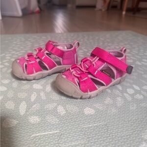 Keen Kids Hot Pink Closed-Toe Outdoor Sandals